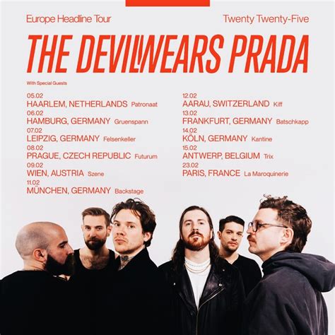 the devil wears prada 2019 tour setlist|Prada tickets.